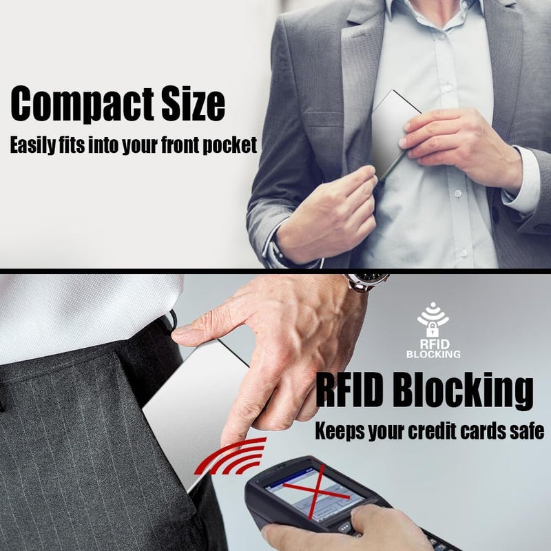 FurArt Slim Minimalist Wallet, Front Pocket Wallets, RFID Blocking, Credit Card Holder for Men - Image 4